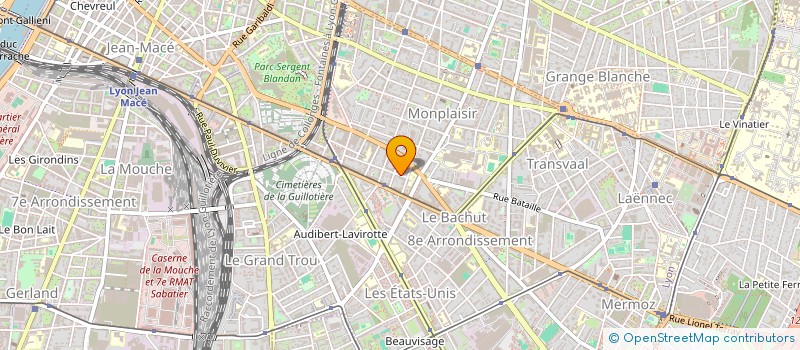 localisation de l'entreprise MONSIEUR VICTOR DI MASCIO  OULLINS-PIERRE-BENITE