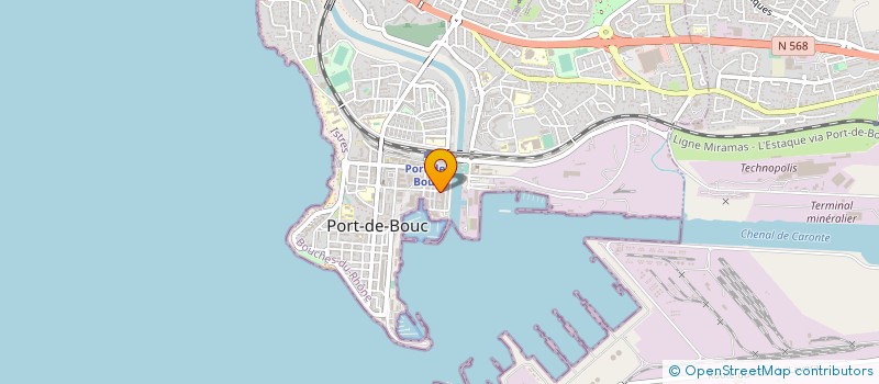 localisation de l'entreprise MONSIEUR VICTOR DI PASQUALE  PORT-DE-BOUC