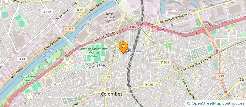 localisation de l'entreprise MONSIEUR VICTOR DICA à COLOMBES