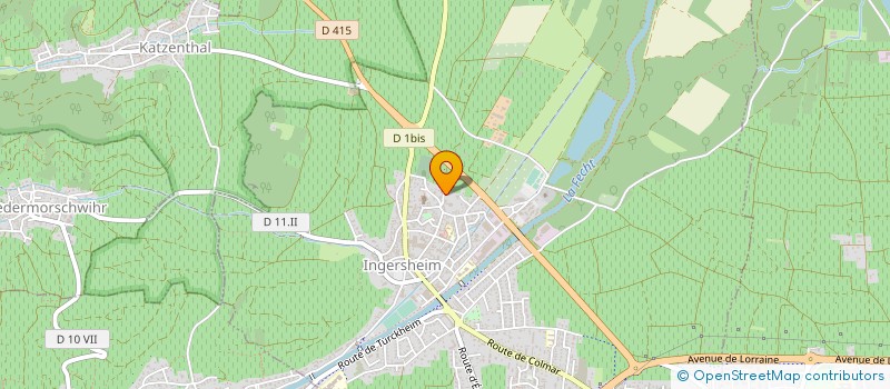 localisation de l'entreprise MONSIEUR VICTOR DIETRICH  INGERSHEIM