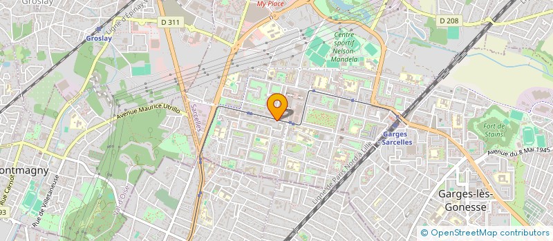 localisation de l'entreprise MONSIEUR VICTOR DIEU à SARCELLES