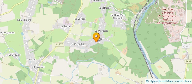 localisation de l'entreprise MONSIEUR VICTOR DIOT  GUICHEN