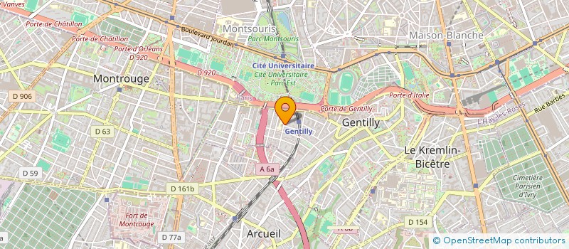 localisation de l'entreprise MONSIEUR VICTOR DIXMIER à GENTILLY