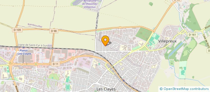 localisation de l'entreprise MONSIEUR VICTOR DO VALE  LES CLAYES-SOUS-BOIS