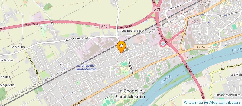 localisation de l'entreprise MONSIEUR VICTOR DOMINGOS à LA CHAPELLE-SAINT-MESMIN