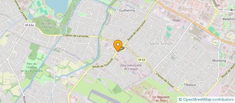 localisation de l'entreprise MONSIEUR VICTOR DOUMEN  CUGNAUX