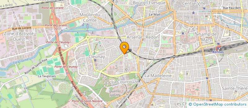 localisation de l'entreprise MONSIEUR VICTOR DRAPEAU  SAINT-JACQUES-DE-LA-LANDE