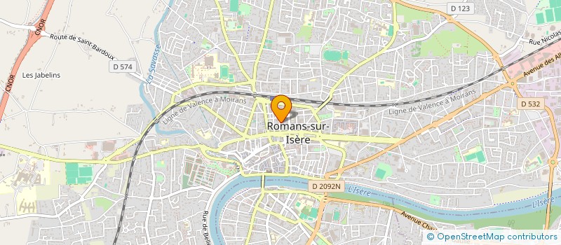 localisation de l'entreprise MONSIEUR VICTOR DREZET  ROMANS-SUR-ISERE