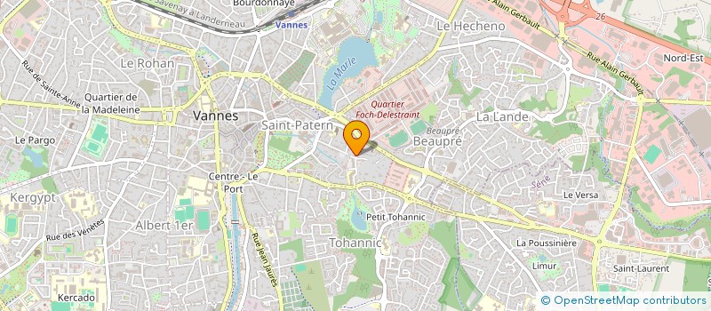 localisation de l'entreprise MONSIEUR VICTOR DROUAUD à VANNES