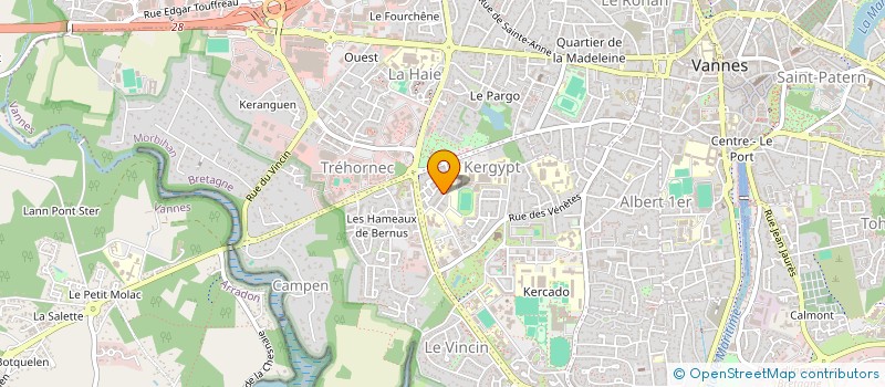 localisation de l'entreprise MONSIEUR VICTOR DROUIN DETREZ à VANNES