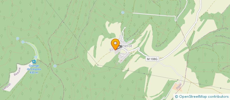 localisation de l'entreprise MONSIEUR VICTOR DUBUET  FLAVIGNEROT