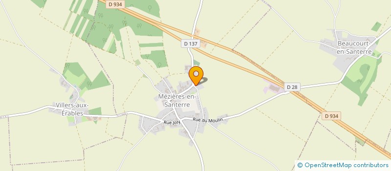 localisation de l'entreprise MONSIEUR VICTOR DUBUFFET  MEZIERES-EN-SANTERRE