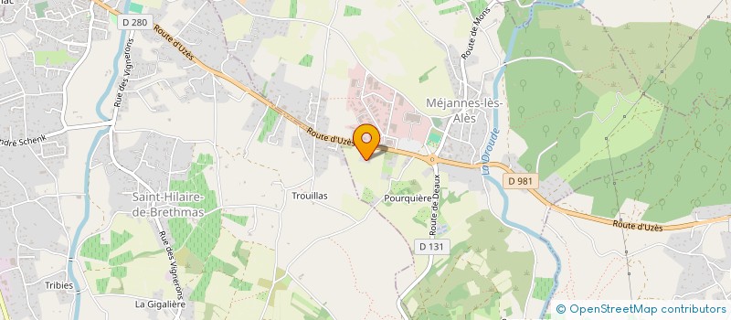 localisation de l'entreprise MONSIEUR VICTOR DUCARTERON  MEJANNES-LES-ALES