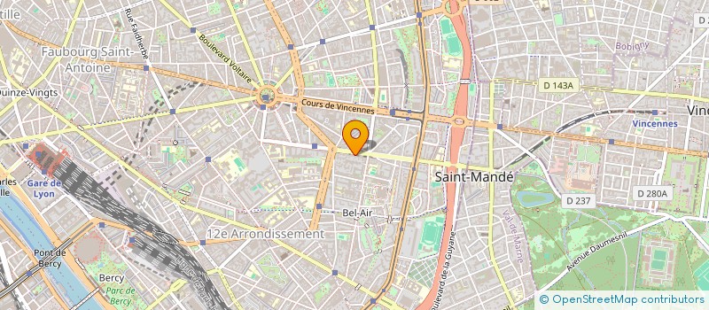 localisation de l'entreprise MONSIEUR VICTOR DUCHENE  PARIS