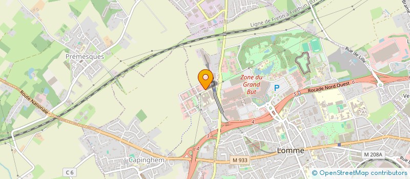 localisation de l'entreprise MONSIEUR VICTOR DUHAMEL  CAPINGHEM