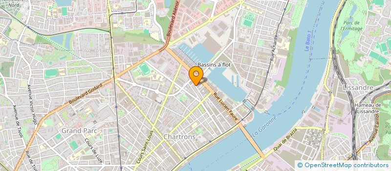 localisation de l'entreprise MONSIEUR VICTOR DULON  BORDEAUX