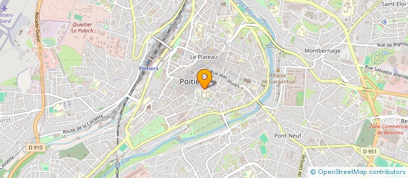 localisation de l'entreprise MONSIEUR VICTOR DUMAS  POITIERS