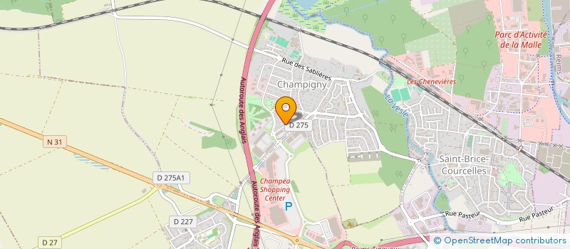 localisation de l'entreprise MONSIEUR VICTOR DUMONT  CHAMPIGNY