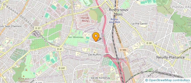 localisation de l'entreprise MONSIEUR VICTOR EDJOME à MONTREUIL