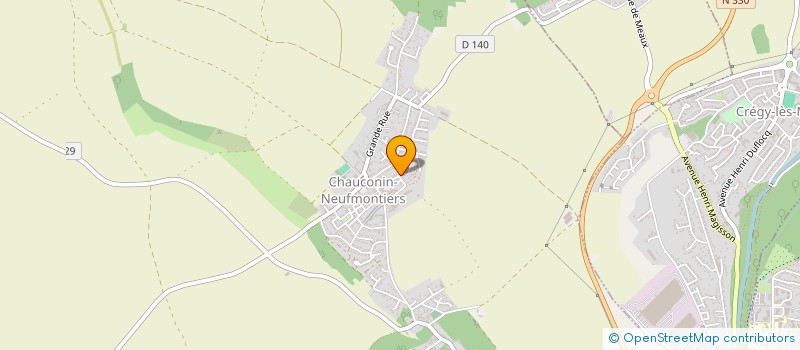 localisation de l'entreprise MONSIEUR VICTOR EFAMBE INDEMBE  CHAUCONIN-NEUFMONTIERS