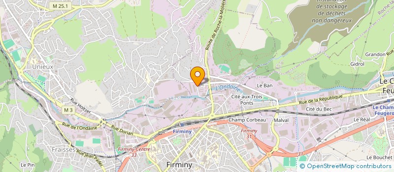 localisation de l'entreprise MONSIEUR VICTOR EGHAREVBA  FIRMINY