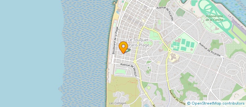 localisation de l'entreprise MONSIEUR VICTOR EICKMAYER  LE TOUQUET-PARIS-PLAGE