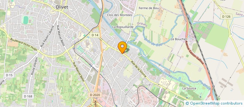 localisation de l'entreprise MONSIEUR VICTOR ELICECHEA à OLIVET