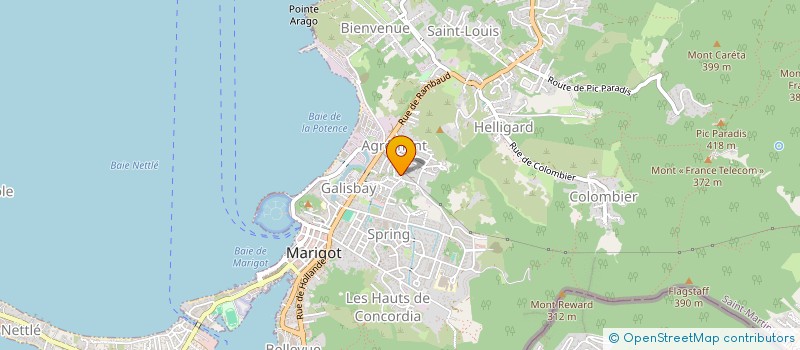 localisation de l'entreprise MONSIEUR VICTOR ELMACIN  SAINT MARTIN