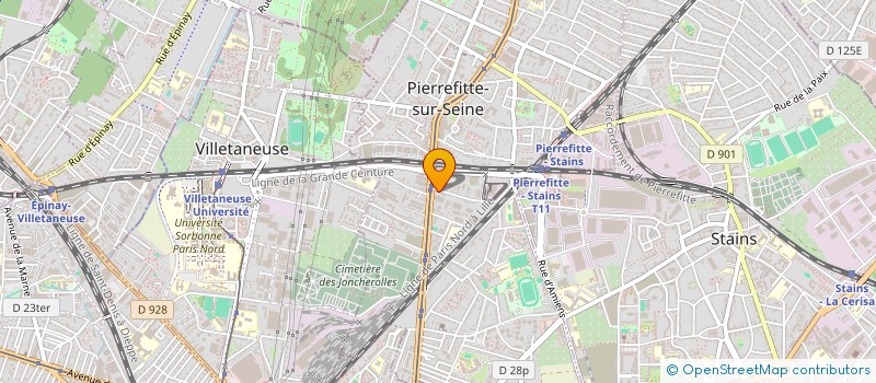 localisation de l'entreprise MONSIEUR VICTOR EMILE ANTOINE à PIERREFITTE-SUR-SEINE