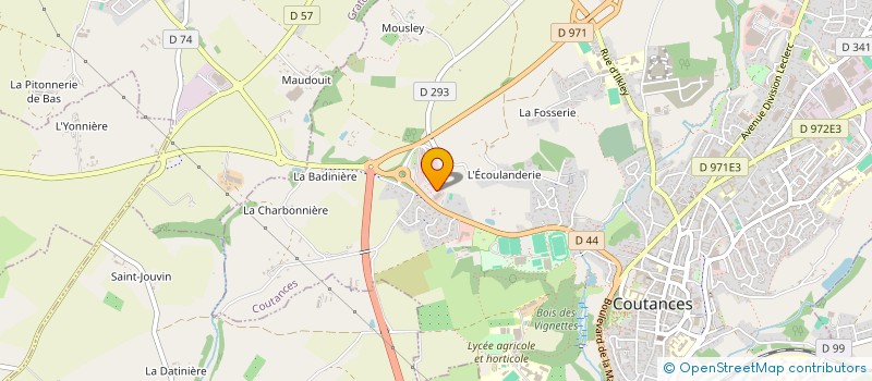 localisation de l'entreprise MONSIEUR VICTOR-EMMANUEL PERNIN  COUTANCES