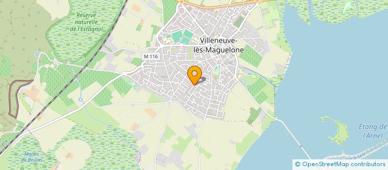 localisation de l'entreprise MONSIEUR VICTOR-EMMANUEL SANTIN  VILLENEUVE-LES-MAGUELONE