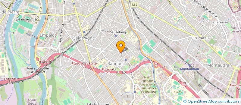 localisation de l'entreprise MONSIEUR VICTOR EMPRIN  TOULOUSE