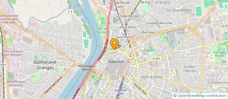 localisation de l'entreprise MONSIEUR VICTOR EZEA  VALENCE