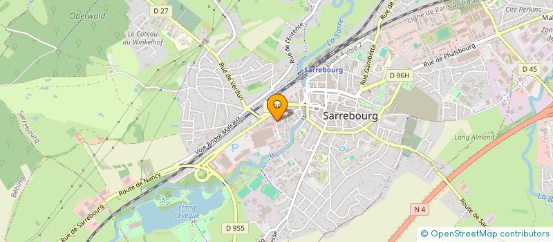 localisation de l'entreprise MONSIEUR VICTOR FAGER à SARREBOURG