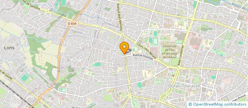 localisation de l'entreprise MONSIEUR VICTOR FAURE  BILLERE