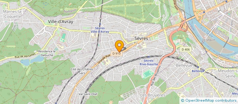localisation de l'entreprise MONSIEUR VICTOR FAVROT à SEVRES