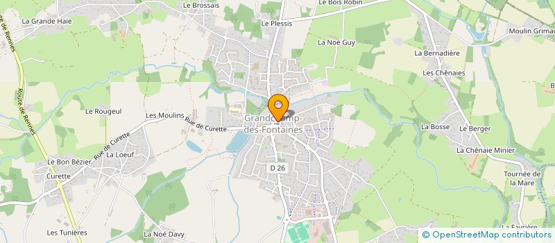 localisation de l'entreprise MONSIEUR VICTOR FAYOL  GRANDCHAMP-DES-FONTAINES