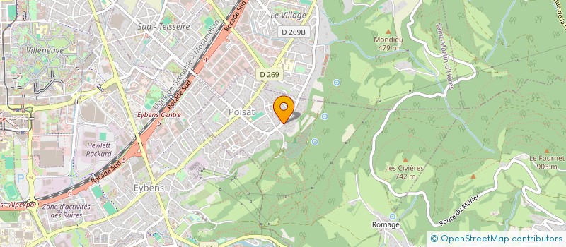 localisation de l'entreprise MONSIEUR VICTOR FEGE  POISAT