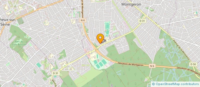 localisation de l'entreprise MONSIEUR VICTOR FERNANDES  MONTGERON