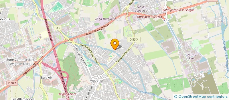 localisation de l'entreprise MONSIEUR VICTOR FERNANDEZ  VEDENE