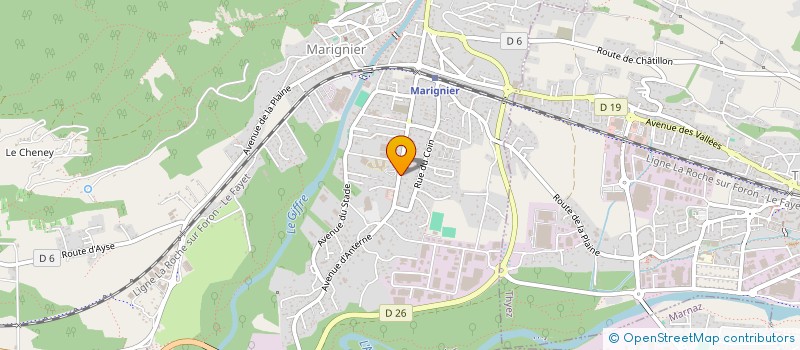 localisation de l'entreprise MONSIEUR VICTOR FERREIRA à MARIGNIER