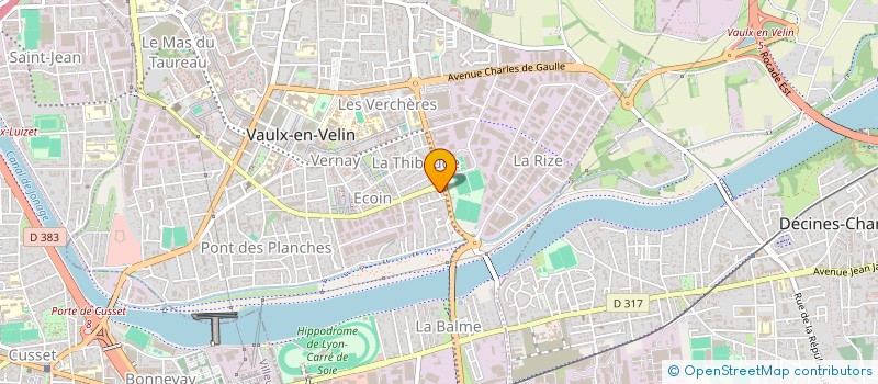 localisation de l'entreprise MONSIEUR VICTOR FERREIRA DOS SANTOS à VAULX-EN-VELIN