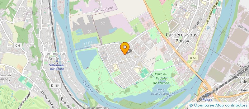 localisation de l'entreprise MONSIEUR VICTOR FERREIRA LIMA  CARRIERES-SOUS-POISSY