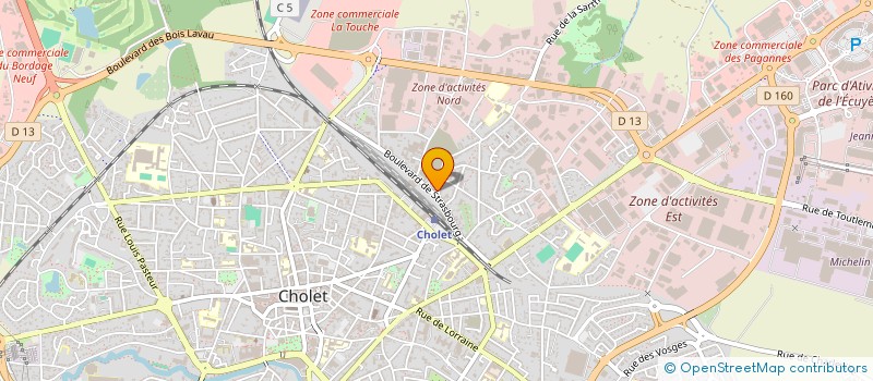 localisation de l'entreprise MONSIEUR VICTOR FILLAUDEAU à CHOLET