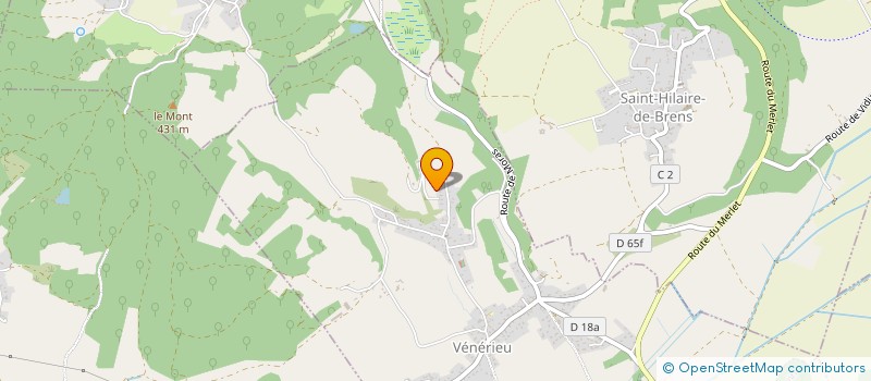 localisation de l'entreprise MONSIEUR VICTOR FIOUX  VENERIEU