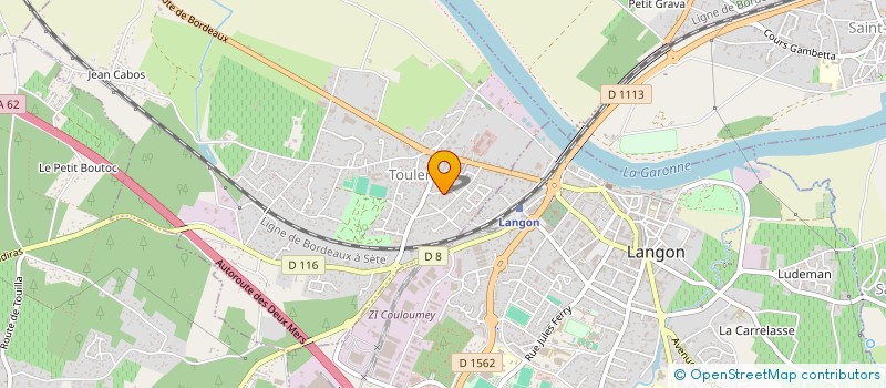 localisation de l'entreprise MONSIEUR VICTOR FONTEYREAUD  TOULENNE