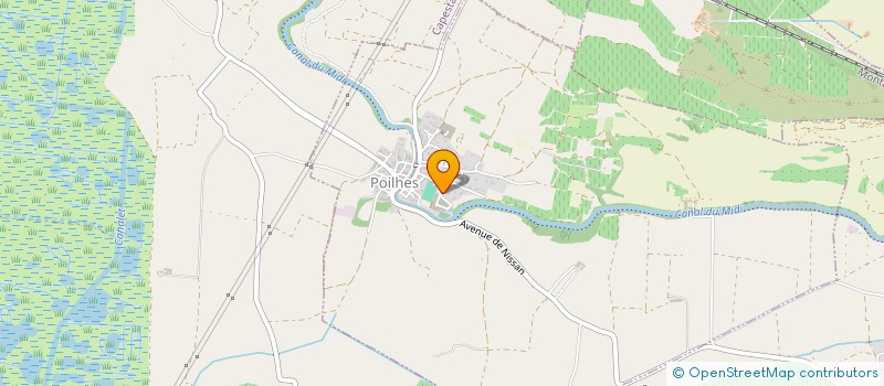 localisation de l'entreprise MONSIEUR VICTOR FOUGERE  POILHES