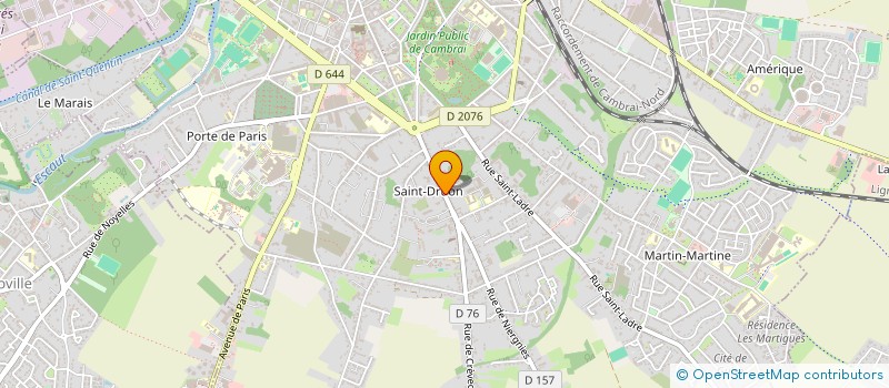 localisation de l'entreprise MONSIEUR VICTOR FOURCADE à CAMBRAI