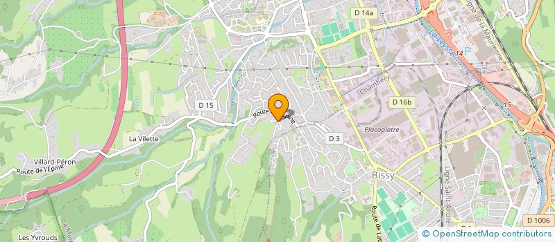 localisation de l'entreprise MONSIEUR VICTOR FROMENTIN  LA MOTTE-SERVOLEX