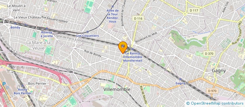 localisation de l'entreprise MONSIEUR VICTOR FRUNZE  VILLEMOMBLE